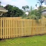 custom built shadow box wood fence orlando