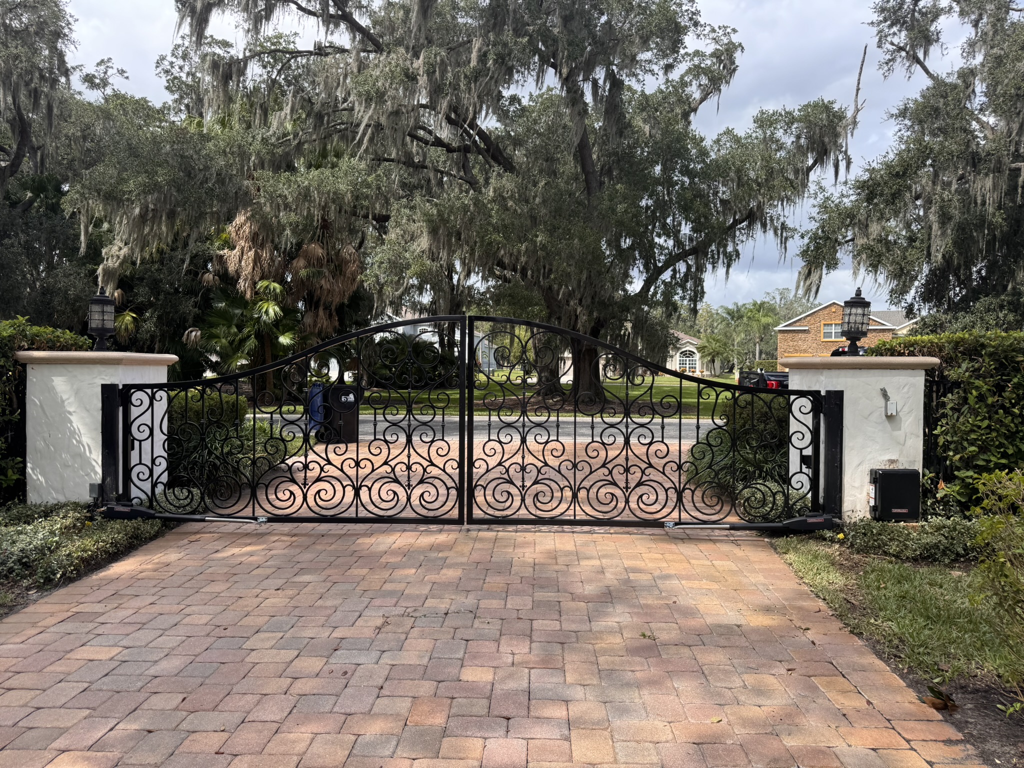 Enhancing Luxury and Security: Premium Estate Gates with LiftMaster Operators in Lake Nona